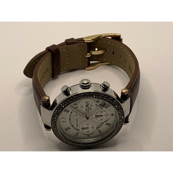 Michael Kors MK5353 Women\'s Brown Leather Analog S main image 5